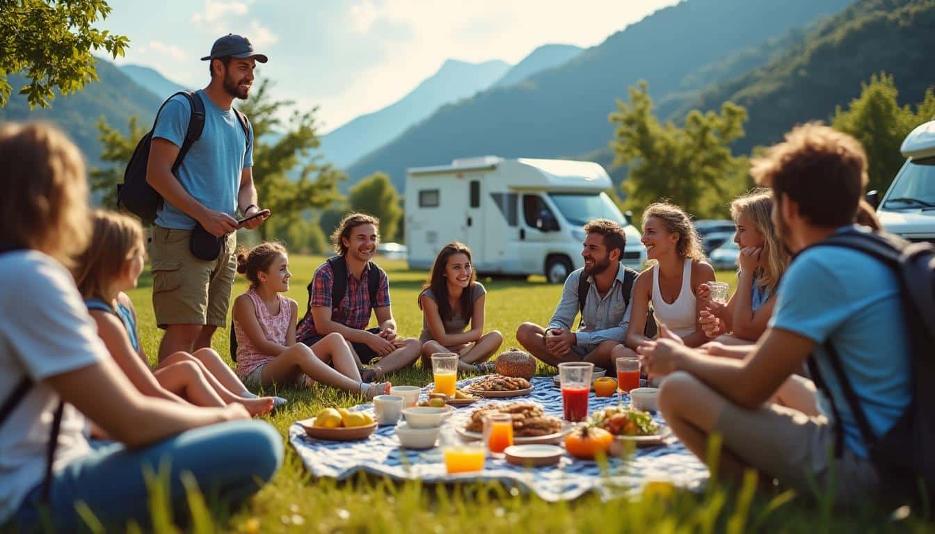 Illustration: Avantages et organisation d’un circuit de voyage organisé en camping-car
