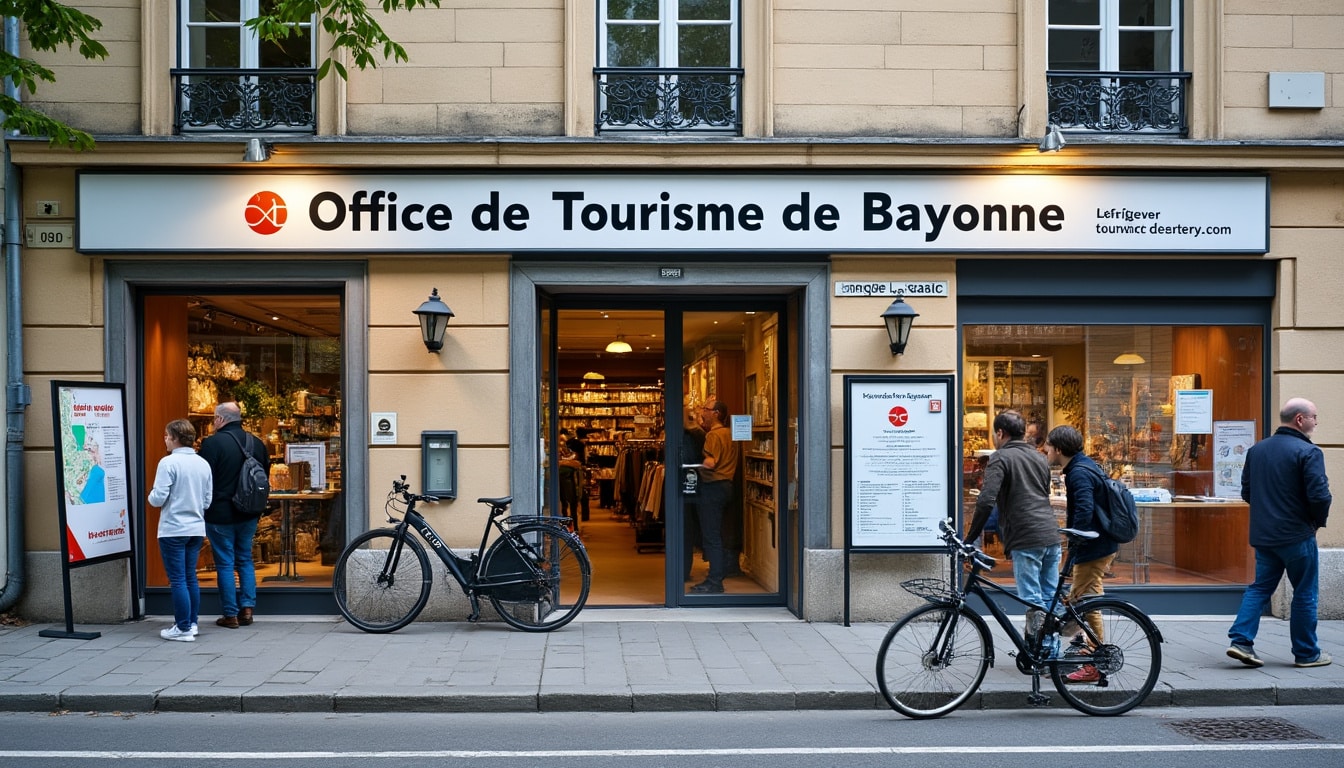 Illustration: Coordonnées, accès et horaires de l’office de tourisme de Bayonne