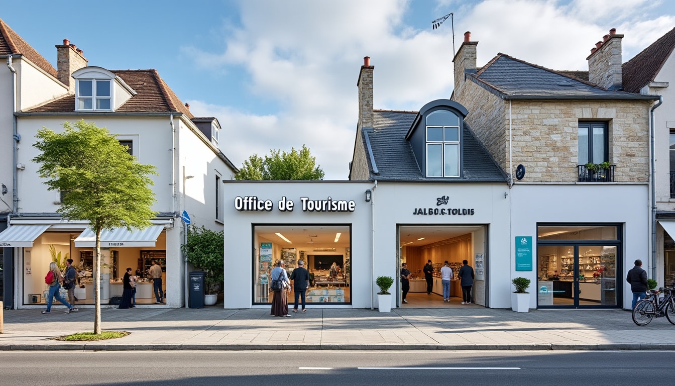 Illustration: Organisation territoriale et points d’accueil de l’office de tourisme de l’agglomération de La Rochelle