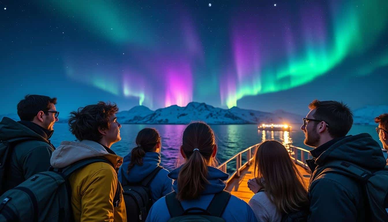 Illustration: Comprendre le phénomène fascinant des aurores boréales lors d’une croisière
