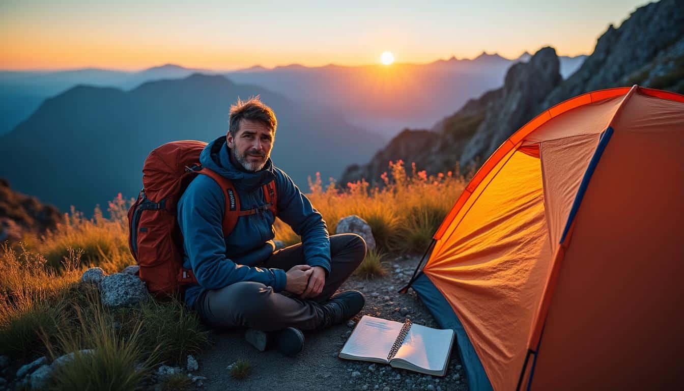 Illustration: Plonger au cœur de l’aventure solitaire du bivouac en montagne l’été : esprit, définitions et motivations