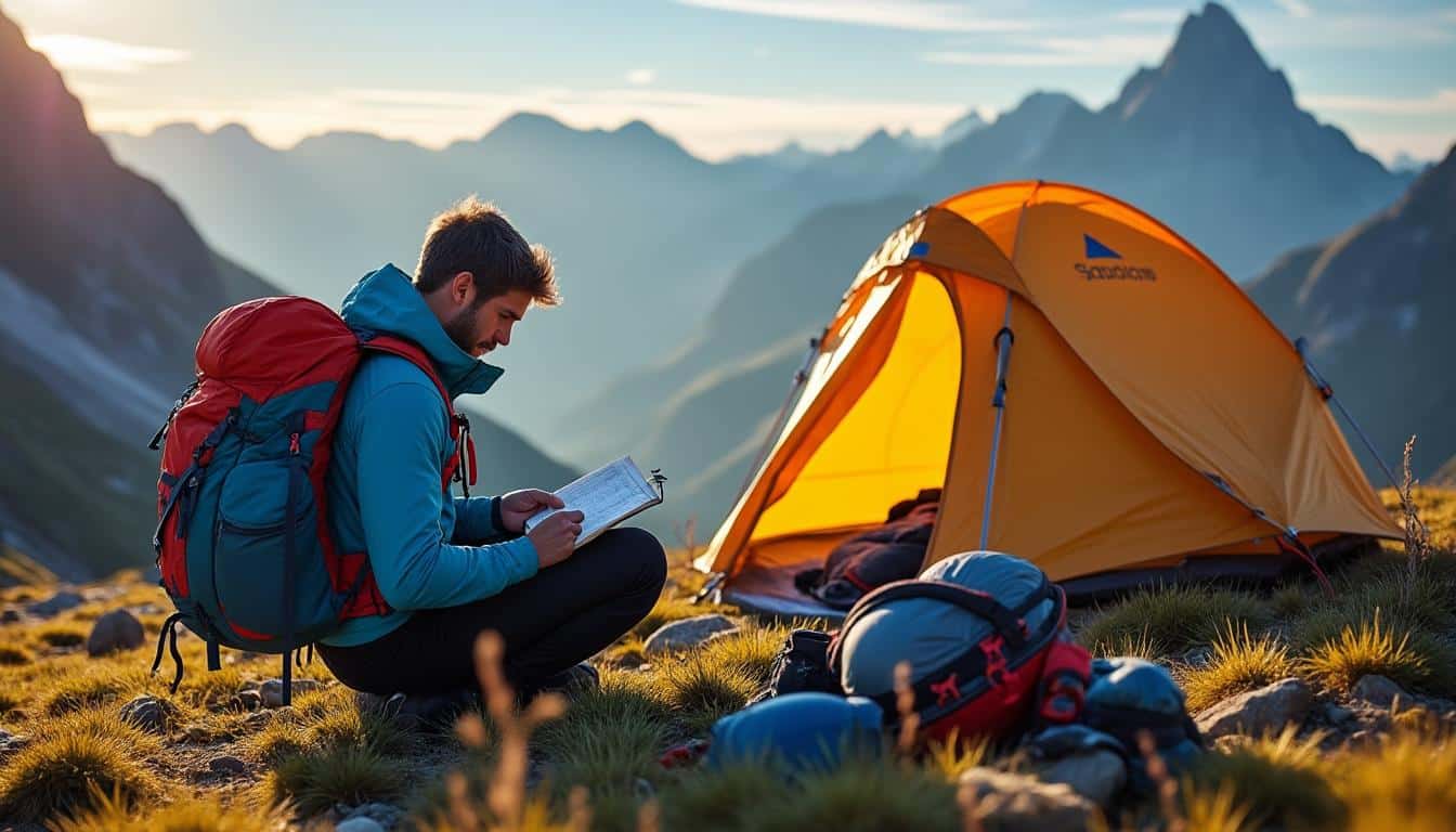Illustration: Se préparer pour une aventure solitaire du bivouac en montagne l’été : physique et mental au rendez-vous