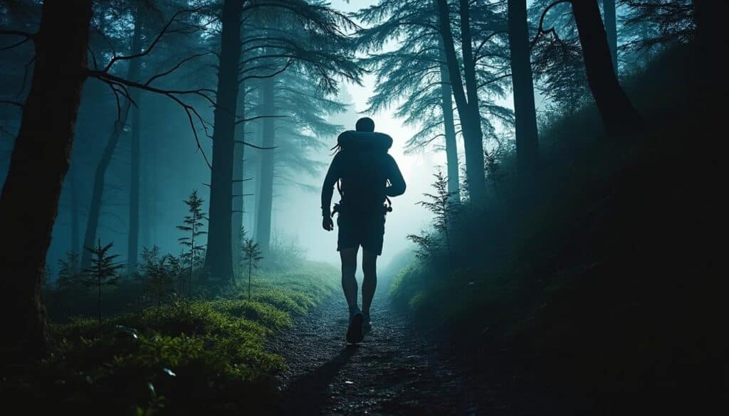 Aventure solitaire de nuit en forêt : gérer l’angoisse et réussir