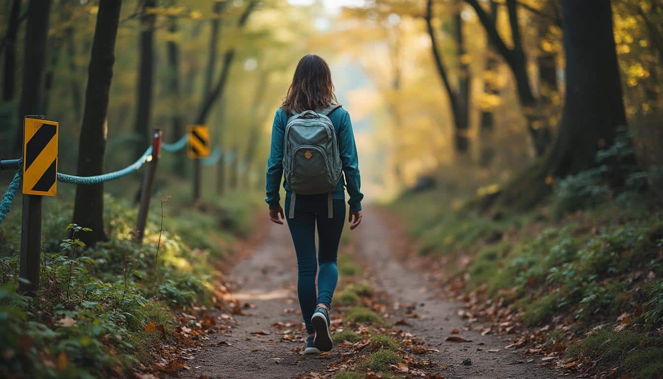 Aventure solitaire en sécurité sur un sentier balisé : guide pratique