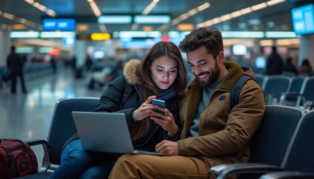 Astuces pour partager le wifi à l’aéroport avec d’autres voyageurs