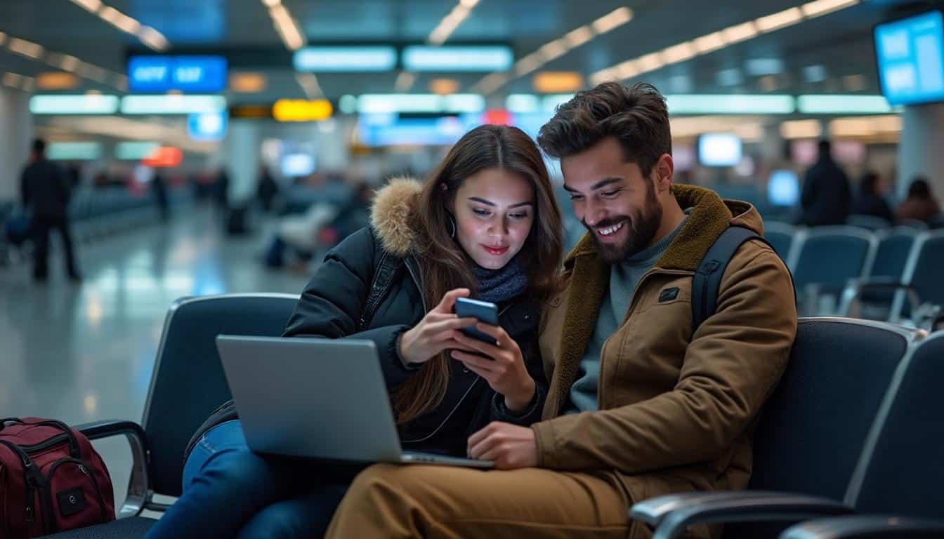 Astuces pour partager le wifi à l’aéroport avec d’autres voyageurs