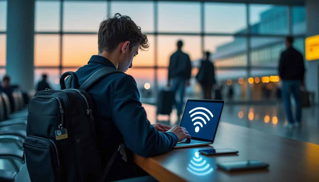 Comment accéder à un wifi d'aéroport sécurisé et gratuit ?