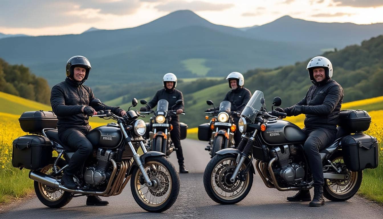 Illustration: Explorer un circuit authentique pour un road trip moto de 3 jours en Auvergne