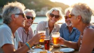 Croisière pour célibataires seniors : voyages conviviaux et découvertes