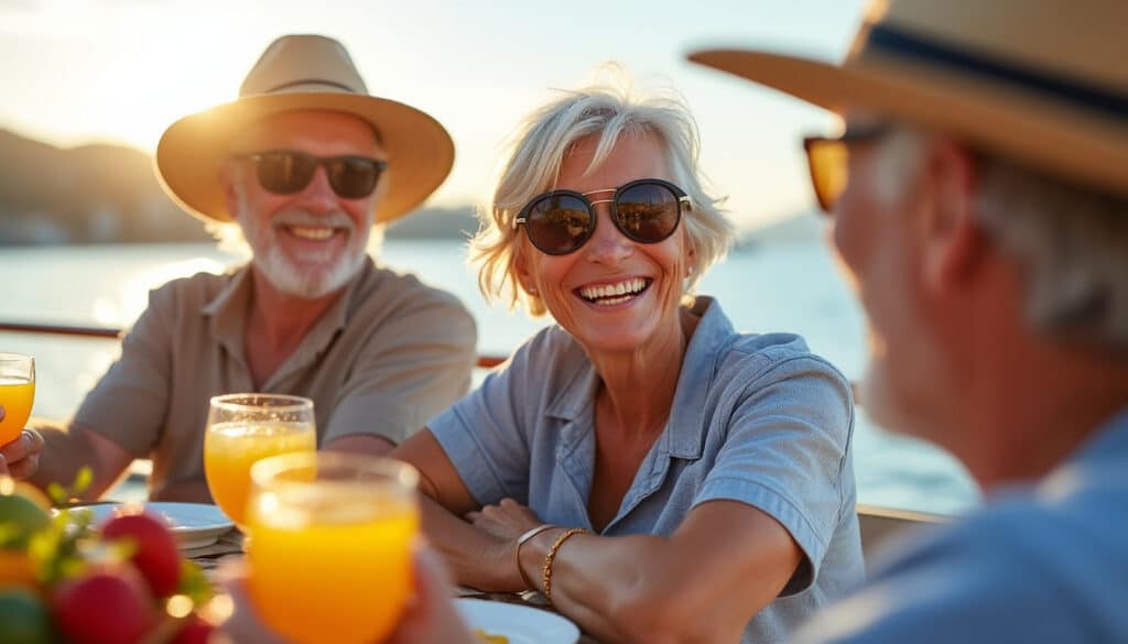 Croisière pour les seniors célibataires : voyage convivial et adapté