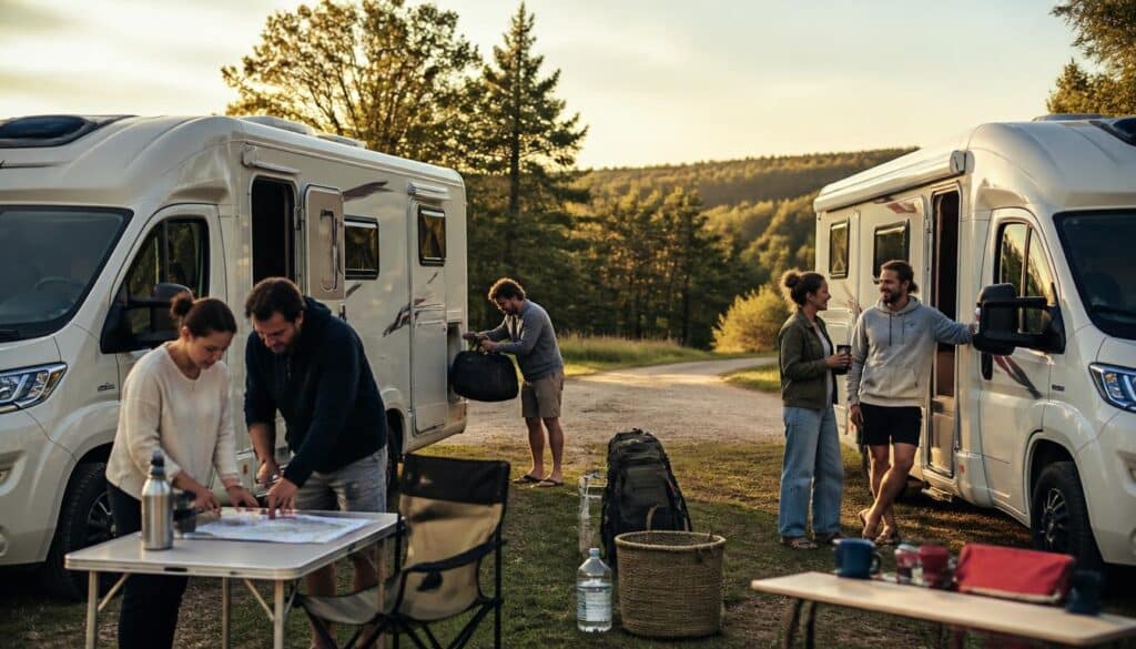 Voyager à plusieurs en camping-car sans se compliquer